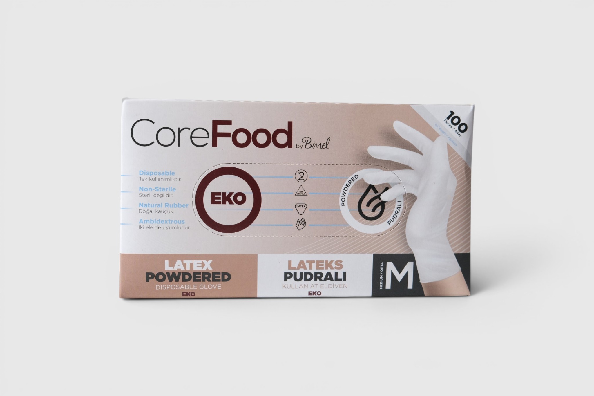 CareFood Lateks Eldiven M 3