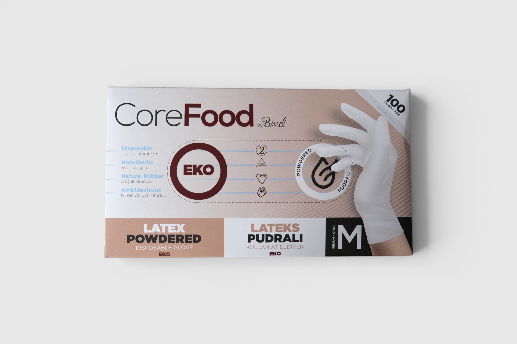 CareFood Lateks Eldiven M