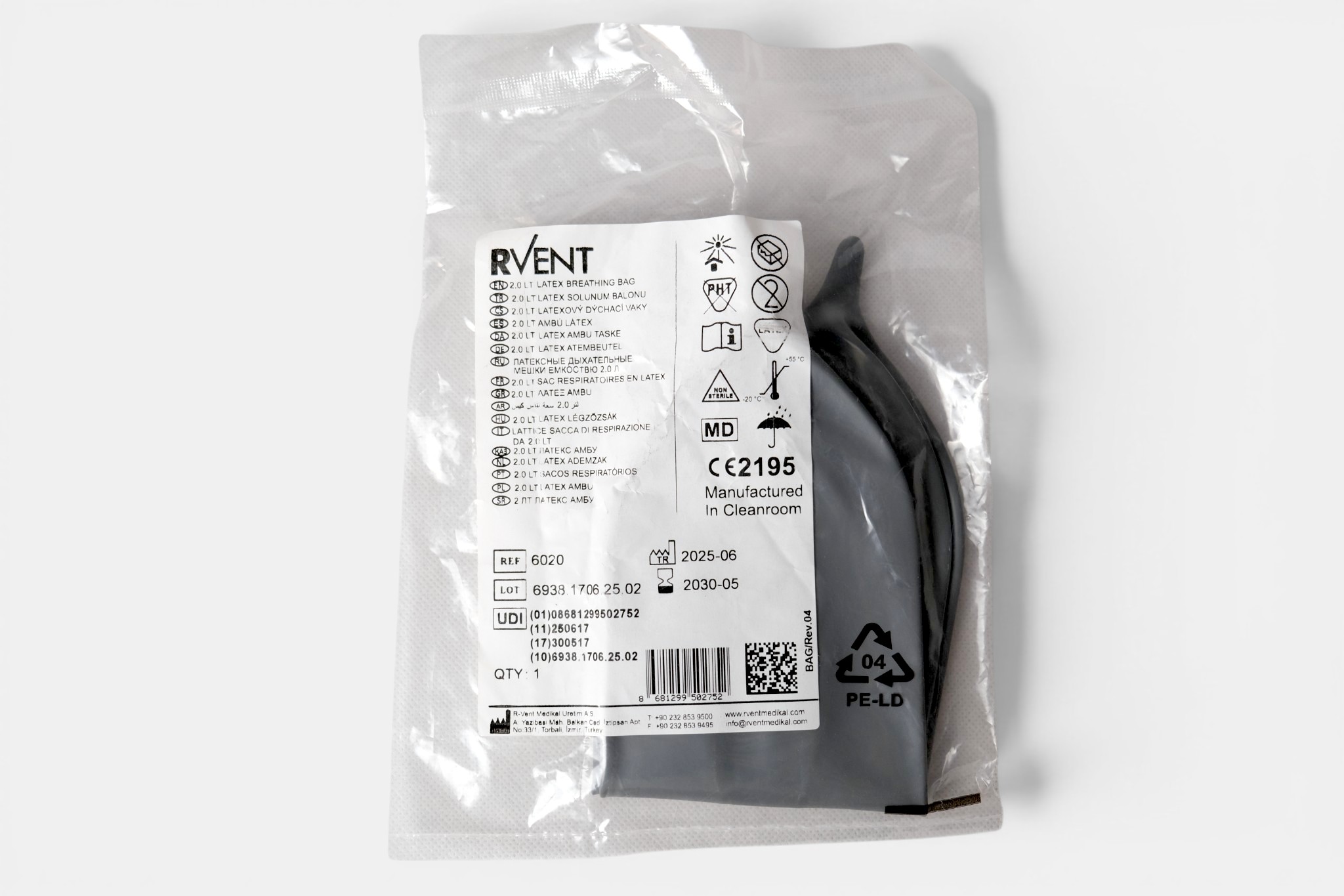 Latex Solunum Balonu 1