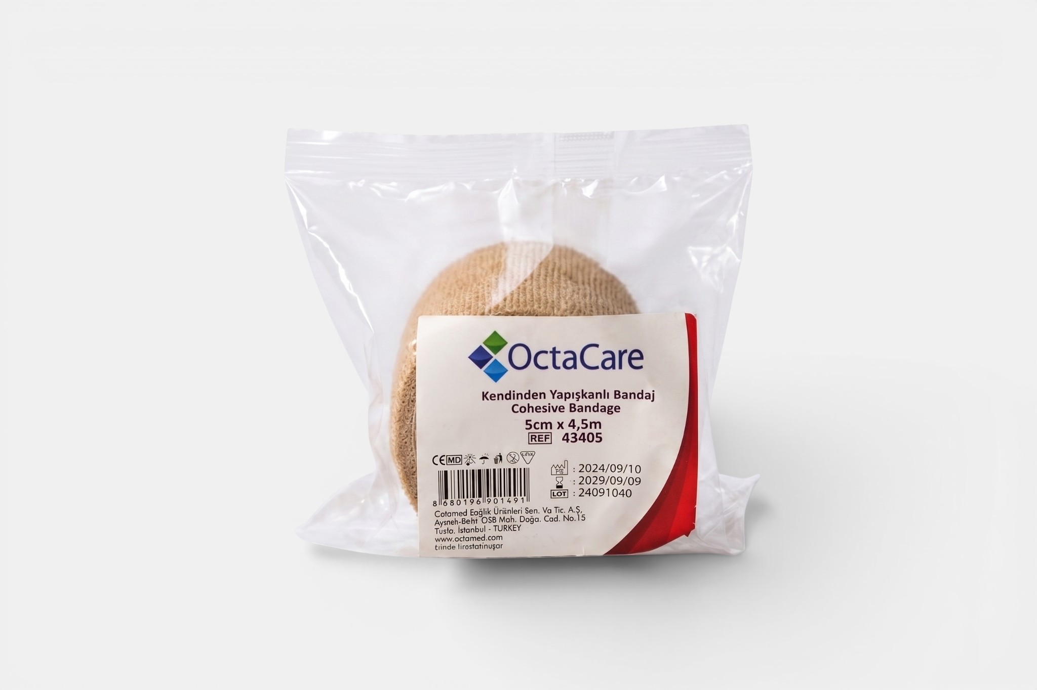 OctaCare Kısa Sarı Bandaj 2