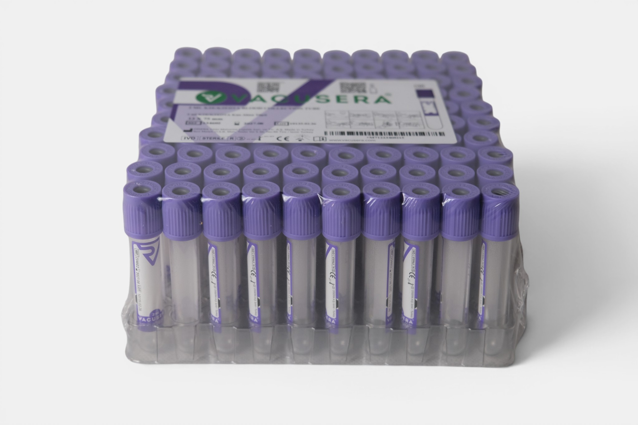 Vacusera Mor Tüp 2ml 2